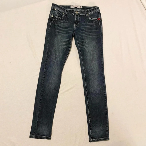Ecko Red Denim Jeans Womens Size 7/8 Pants - Picture 2 of 14